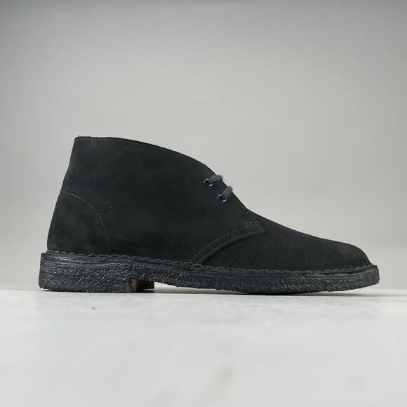 Clarks Original Women’s Size 9 M Black Suede Chukka Ankle Boots Shoes Casual EUC - Picture 6 of 9
